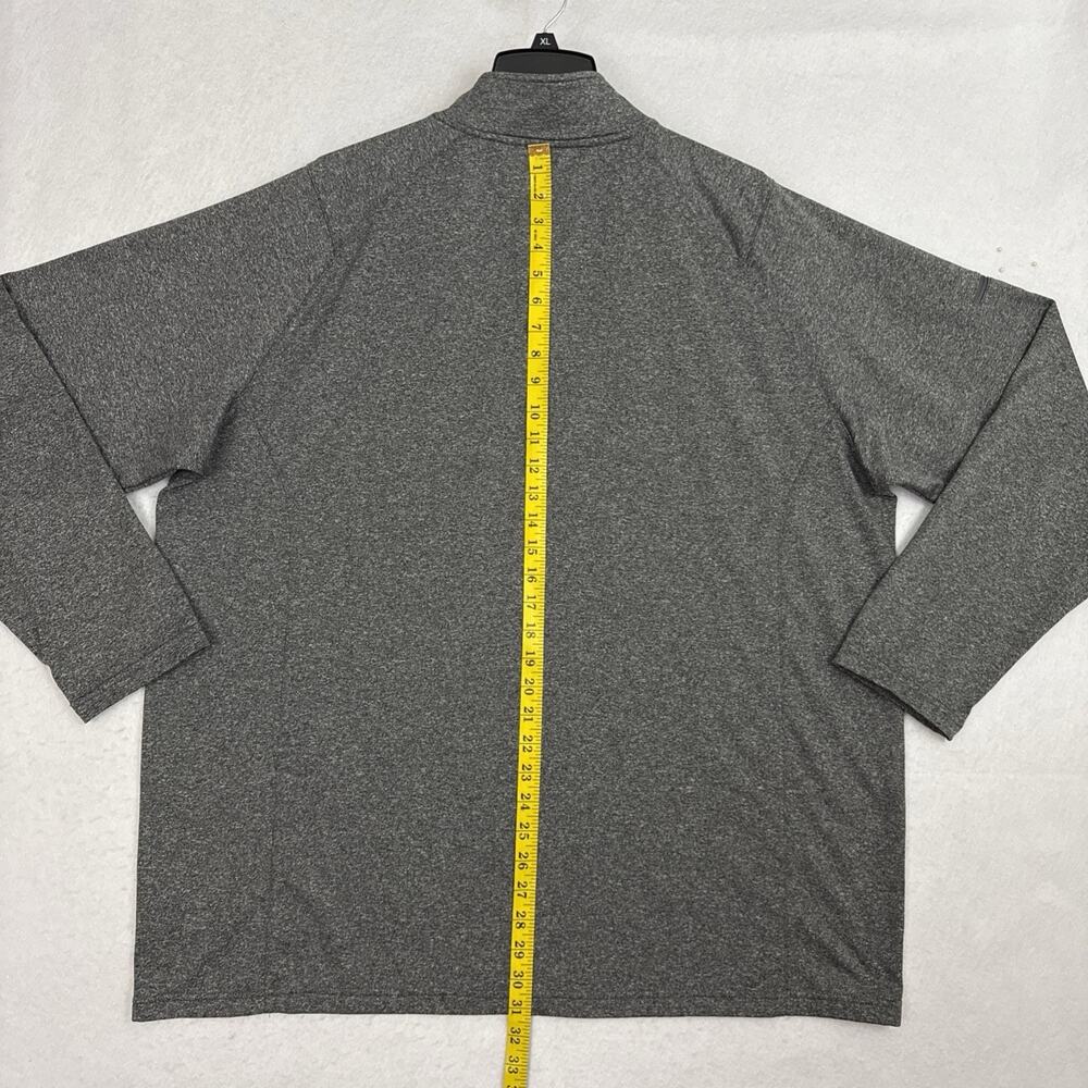 UNRL Elite Quarter Zip Pullover Mens 3XL Gray Heather Performance Stretch Golf - Picture 6 of 14